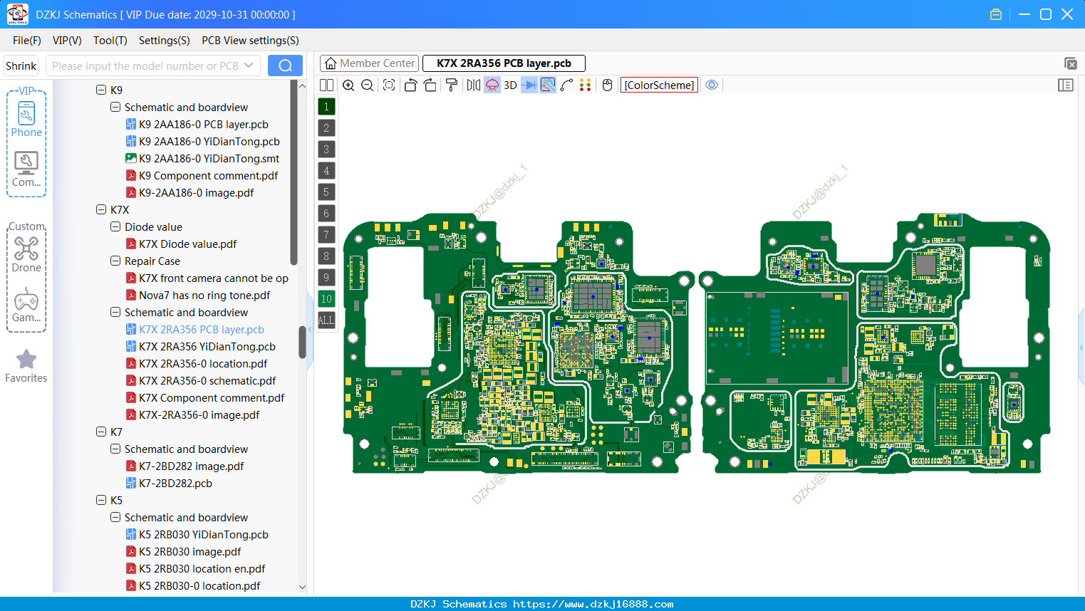 OPPO K7X 2RA356 PCB Layer